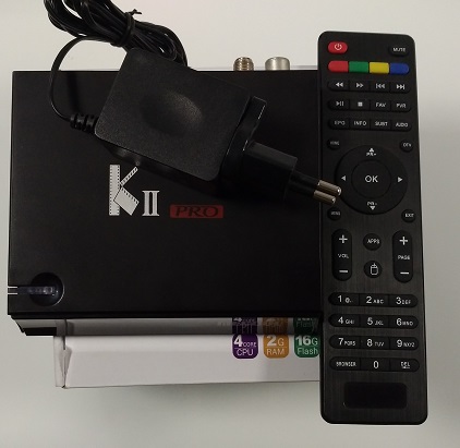 LibreElec  KII Pro Kodi 17 DVB-S2+DVB-T2 - 4K