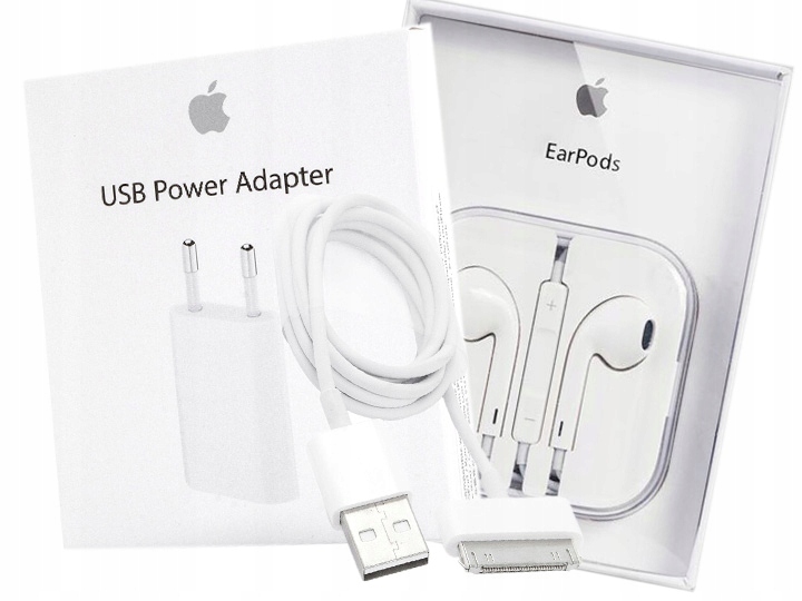 ORG ŁADOWARKA KABEL SŁUCHAWKI APPLE IPHONE 3 4G 4S ORG ŁADOWARKA KABEL SŁUCHAWKI APPLE IPHONE 3 4G 4S