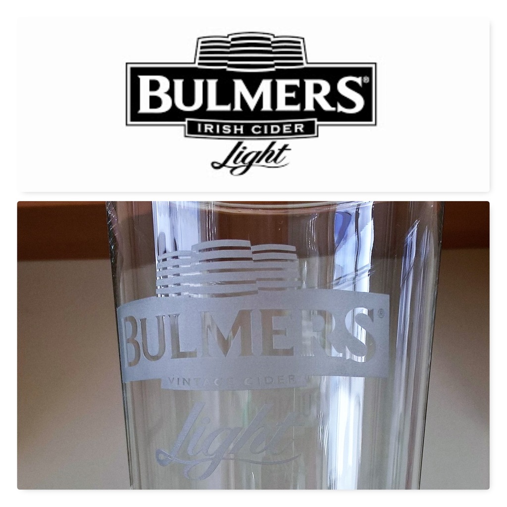 BULMERS LIGHT Cider szklanka Half Pint IRLANDIA - 7178714535 ...