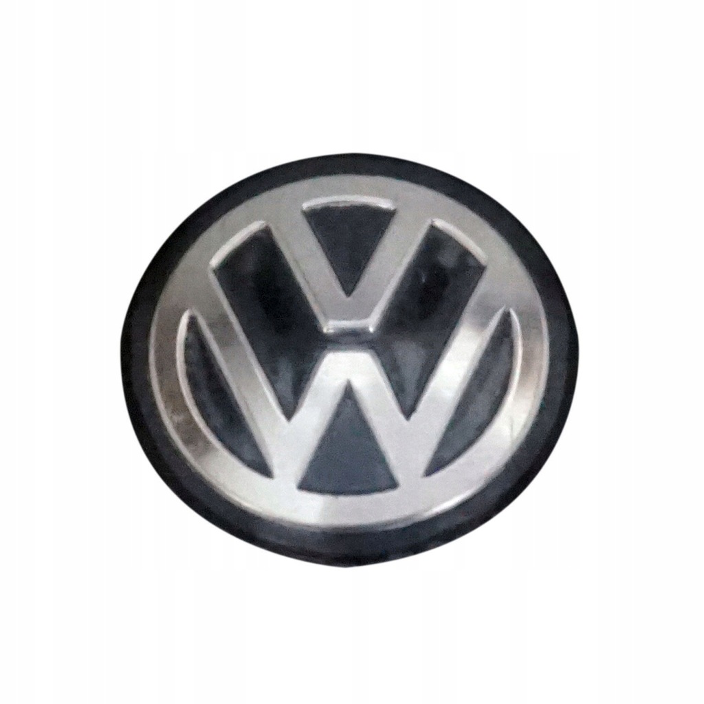 Logo VW naklejka Kluczyk pilot znaczek 14mm CZARNY