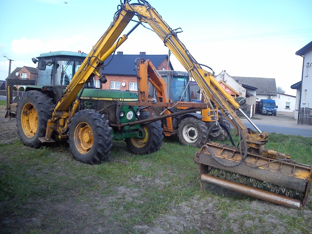 John deere 3050 herder kosiarka bijakowa mulczer 
