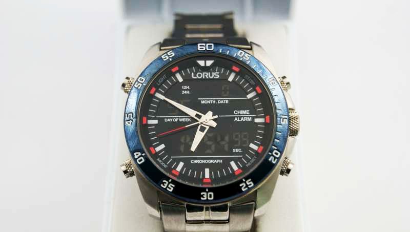 SUPER CENA! ZEGAREK LORUS Z021-X006 IDEALNY STAN!
