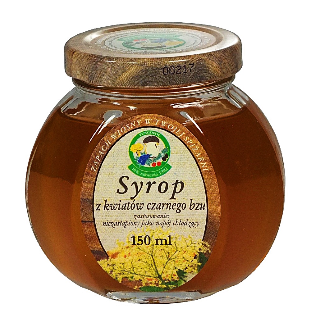 Syrop z KWIATÓW BZU CZARNEGO bez chemii 150ml