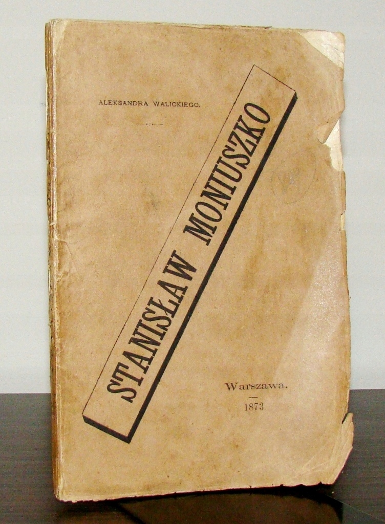 1873 Walici STANISŁAW MONIUSZKO tablica nuty