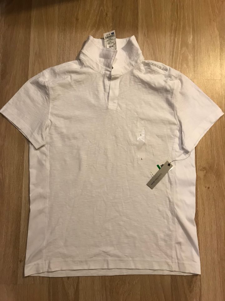 Koszulka polo Calvin Klein, L, NOWA, kolor biały