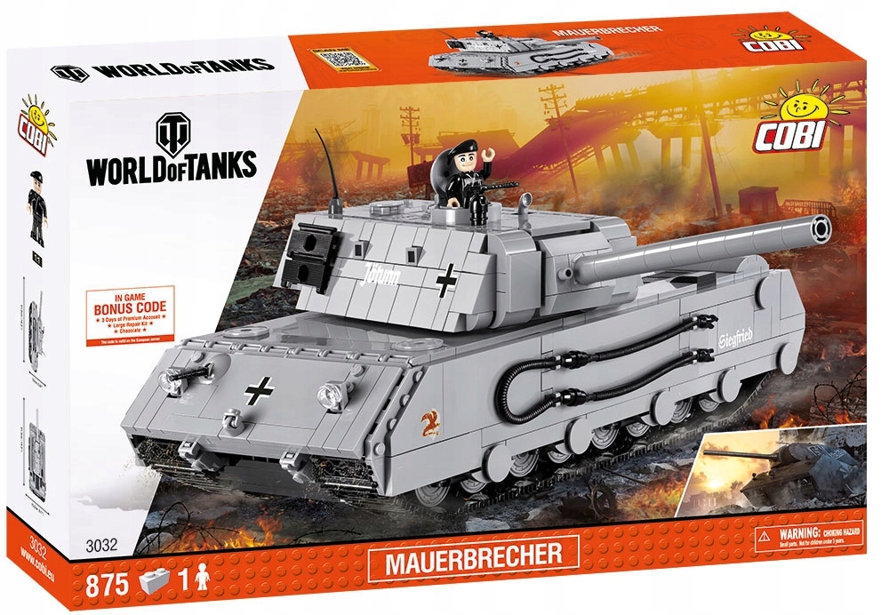 COBI 3032 SMALL ARMY WORLD OF TANKS MAUERBRECHER
