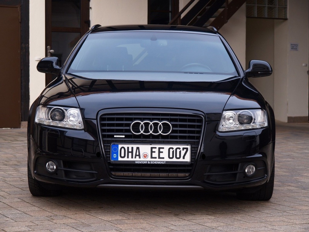KOMPLETNY PRZÓD AUDI A6C6 LIFT S-LINE CZARNY LZ 9Y