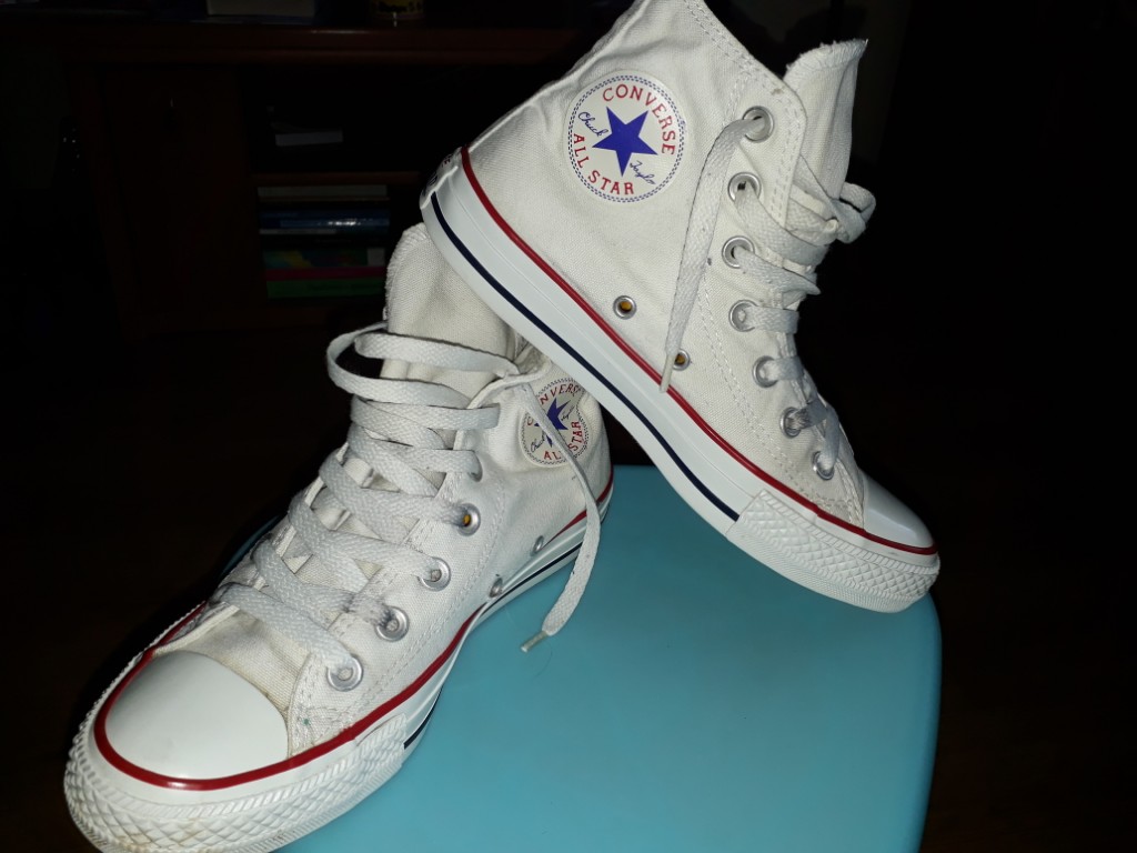 Trampki Converse 37 5 bia e d ugie 38 36 7284038865 oficjalne archiwum Allegro