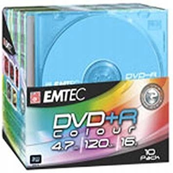 Emtec płyta DVD-R 10 płyt