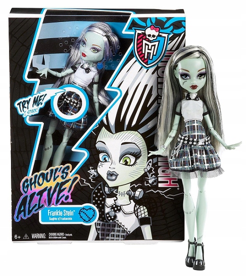 MONSTER HIGH Upiorki żyją FRANKIE Y0424