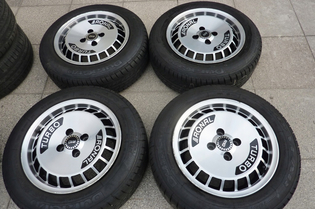 Ronal Turbo R10 Felgi z oponami 4x100 Oryginał