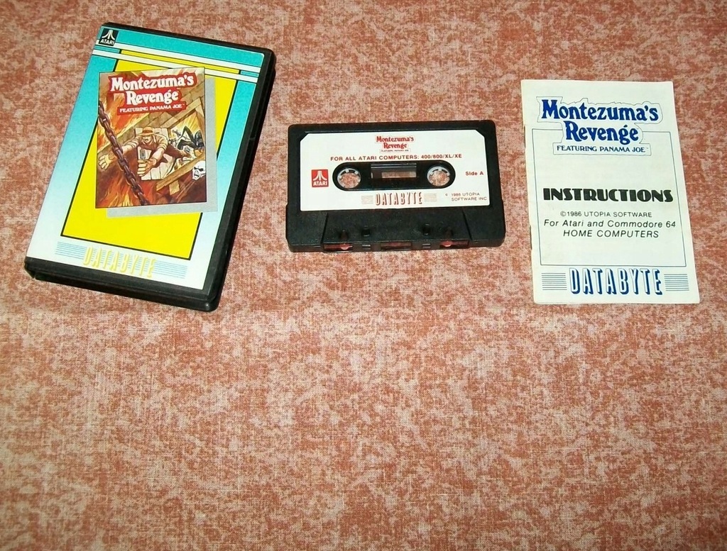 Atari XL/XE/XEGS kaseta Montezuma's Revenge