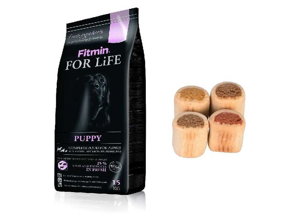 FITMIN FOR LIFE PUPPY 15 KG + 15 CIASTEK