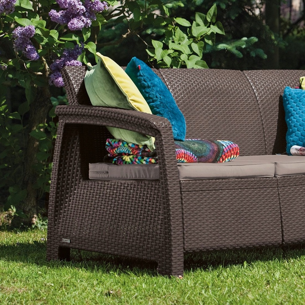 Диван пластиковый corfu love seat max