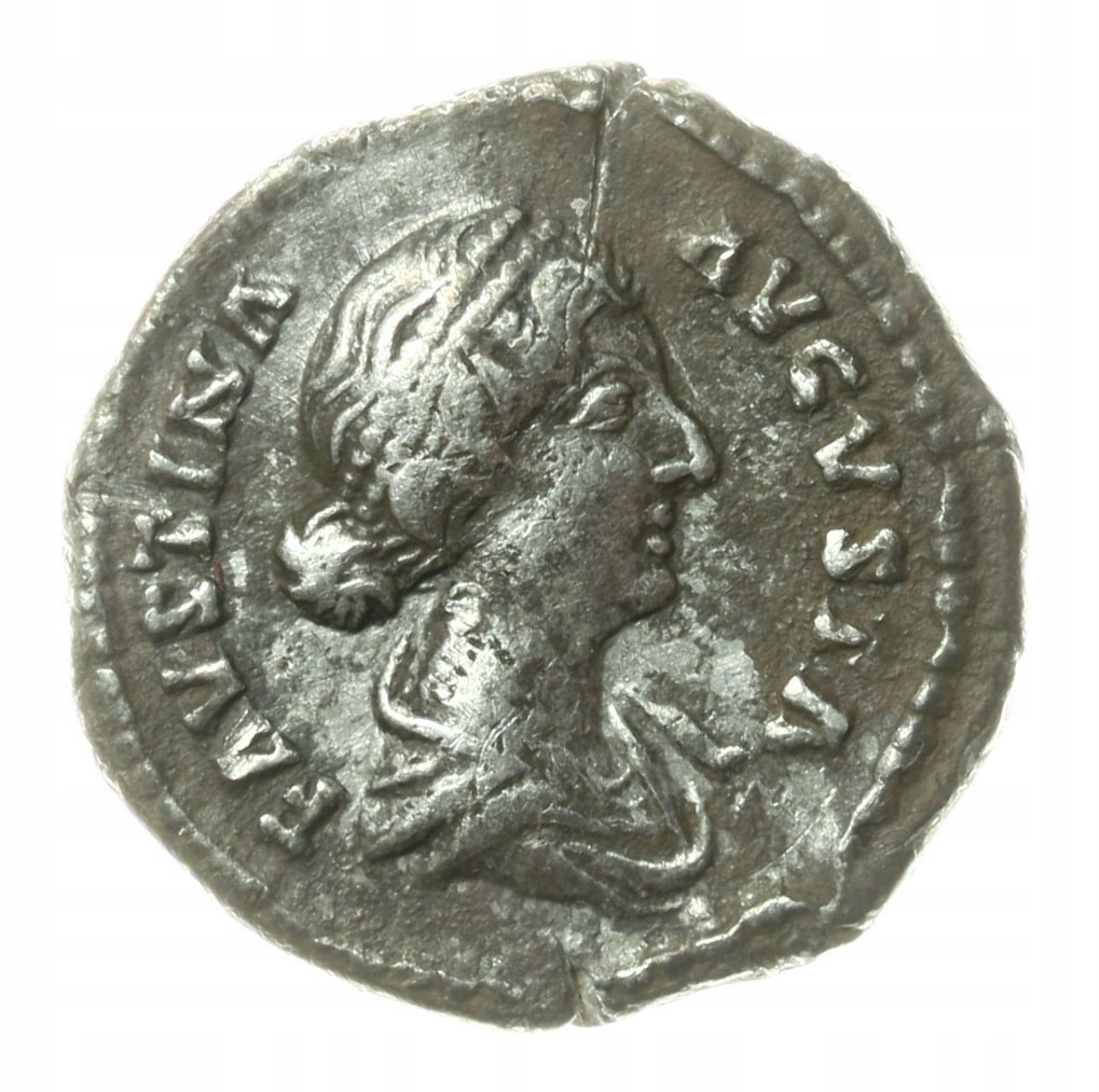 FAUSTINA II, AR Denarius (Fecunditas) RIC 677
