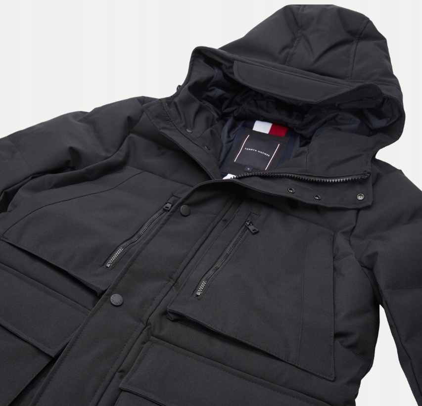 tommy heavy canvas down parka