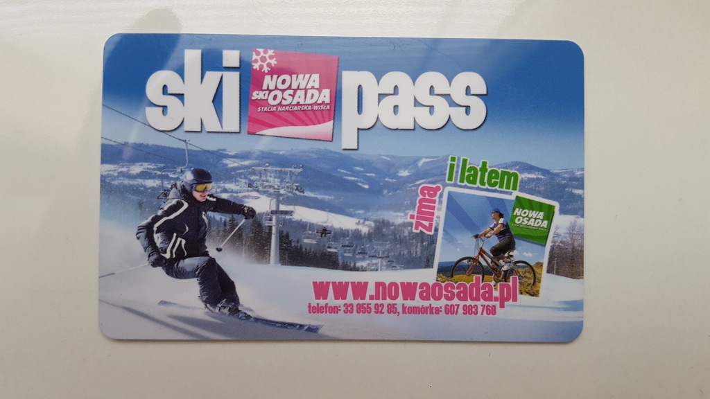 SKIPASS Wisła Nowa Osada karnet 65zł  za 45zł