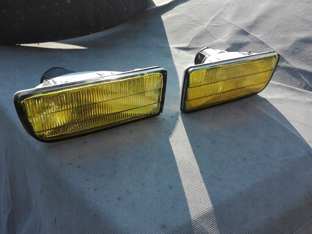 Halogeny Yellow Hella BMW E36 Żółte kpl. Rarytas