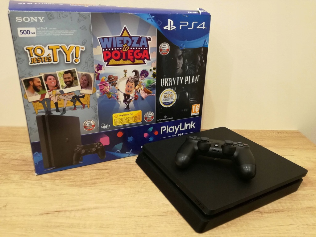 Przerobiona PS4 Sony PlayStation 4 Slim HDR 58 GRY 7498135793