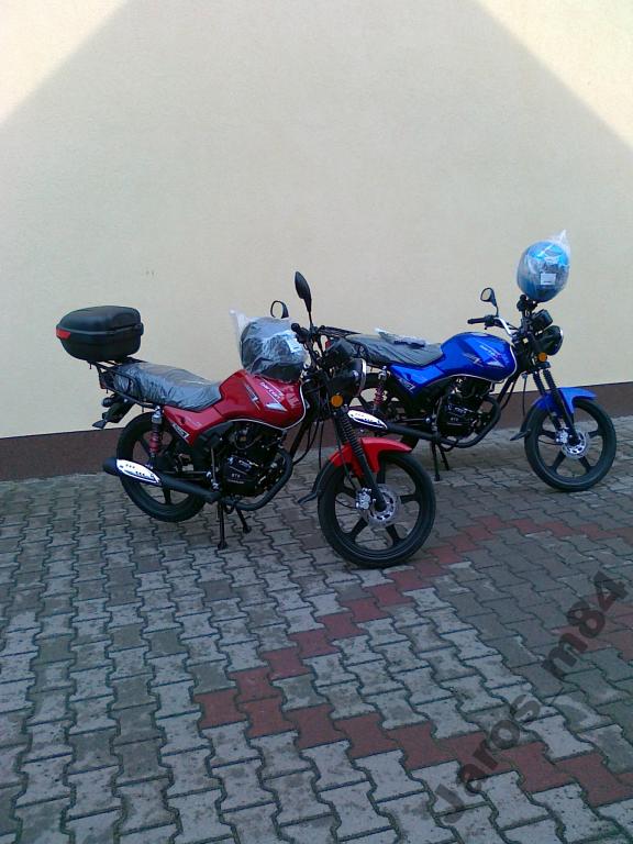 Motocykl Barton TZ 125 cc KASKI KUFER DOSTAWA