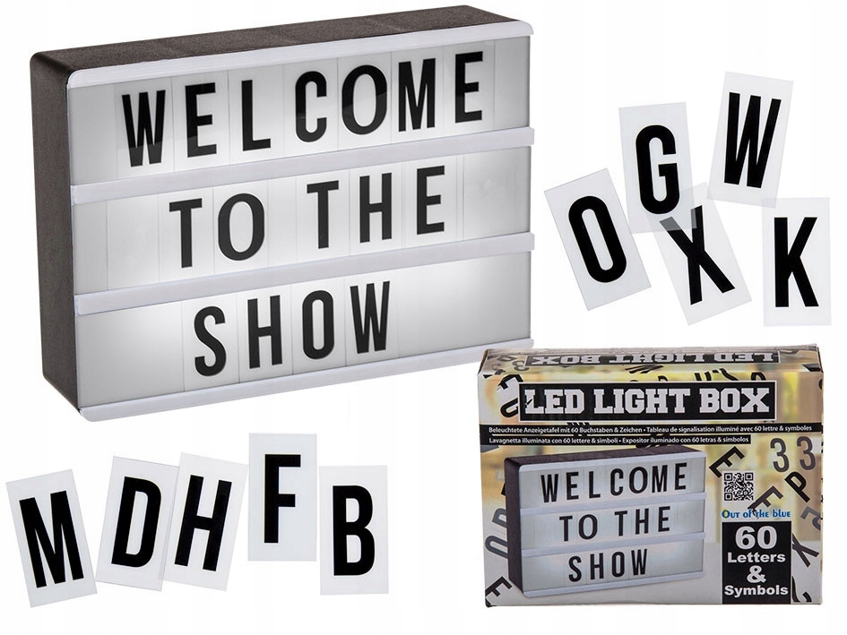 PODŚWIETLANA TABLICA LED A6 CINEMA LIGHTBOX 60 LIT