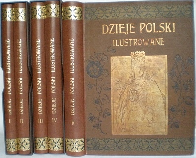 SOKOŁOWSKI DZIEJE POLSKI ILUSTROWANE t.1-5