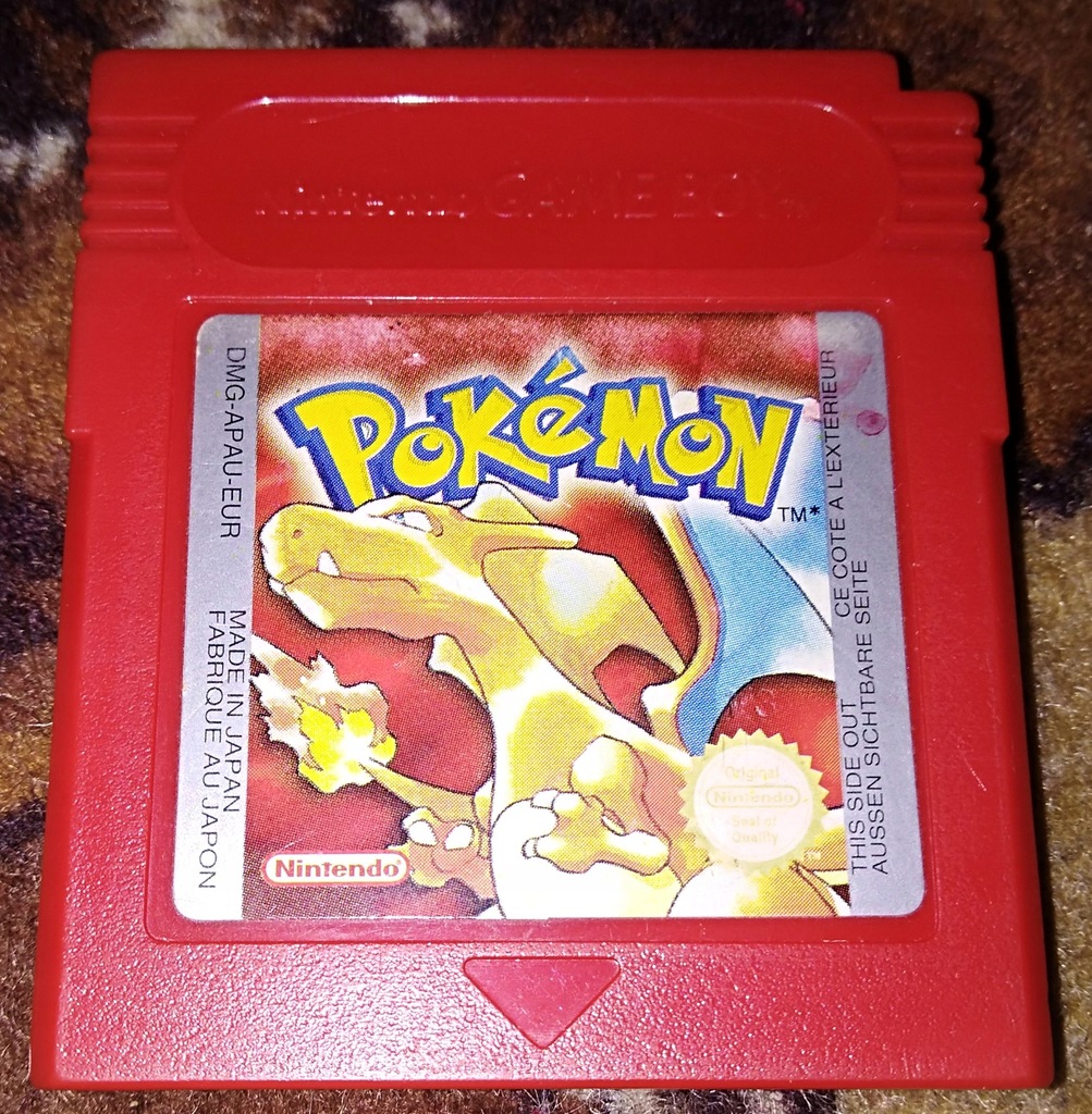 POKEMON RED VERSION GAME BOY CLASSIC ORYGINAŁ SAVE