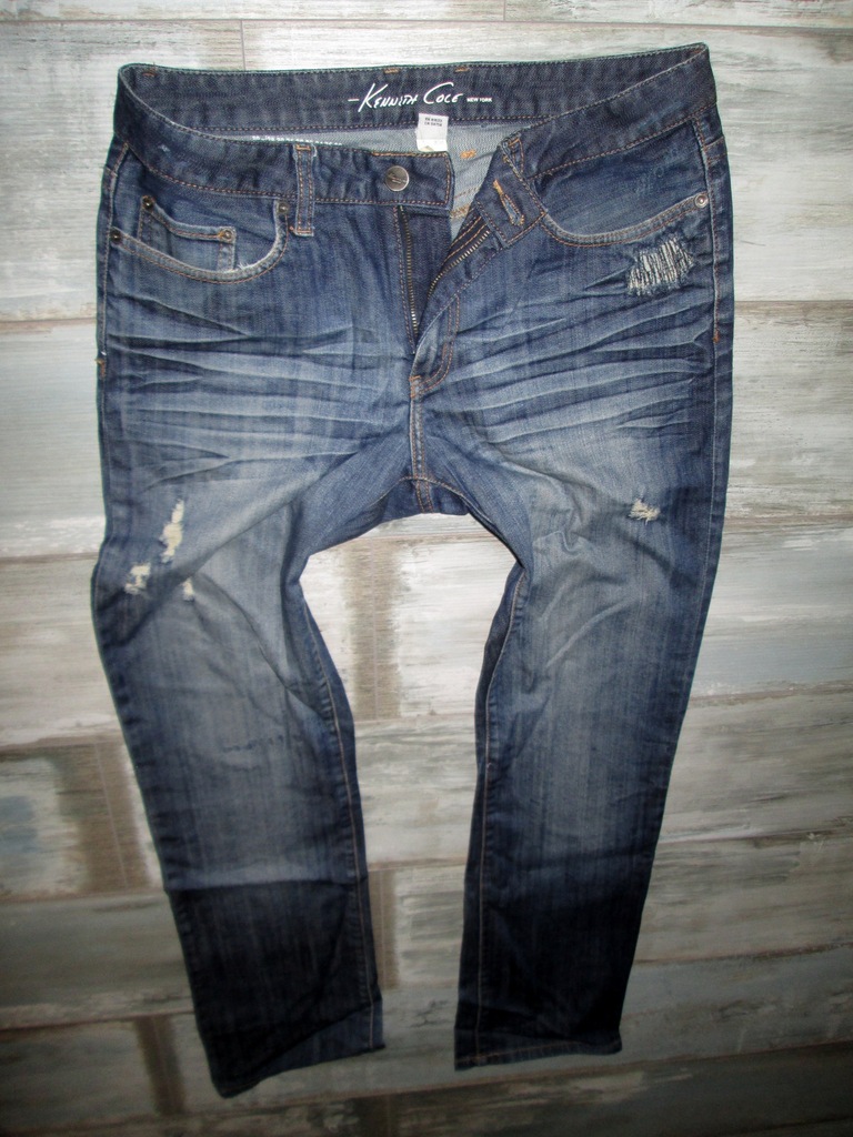 Kenneth Cole___DŻINSY SPODNIE męskie JEANS__W30L32