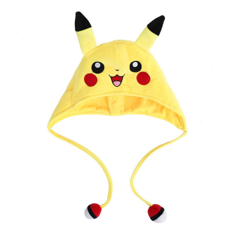 CZAPKA Pikachu uszatka Pokemon pokeball