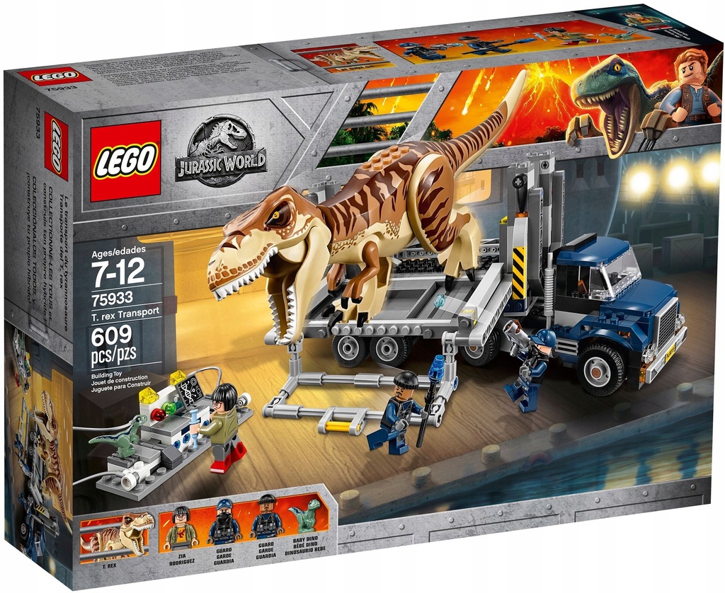 LEGO Jurassic World - Transport tyranozaura 75933