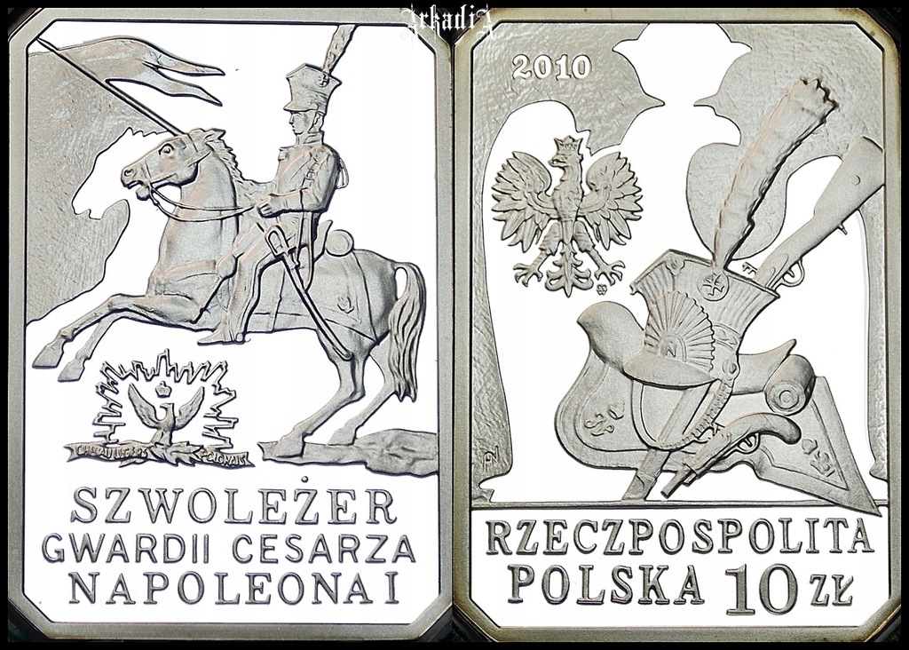 Szwoleżer gwardii Napoleona - 10 zł 2010 !!!