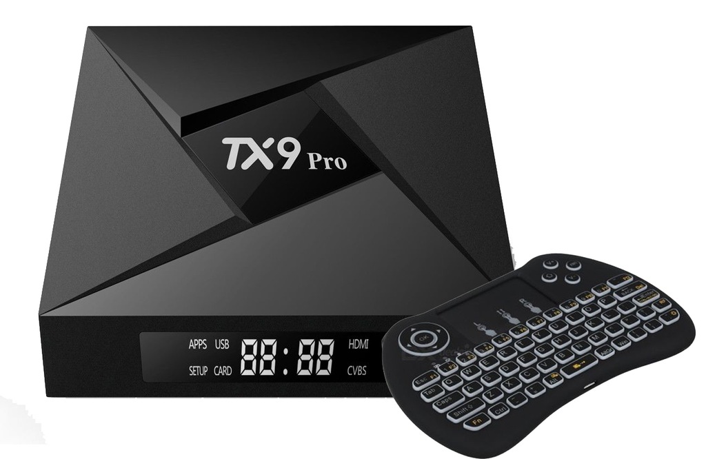 TV Box TX9 Pro 4K3/32G S912 ANDROID 7.1+Klawiatura