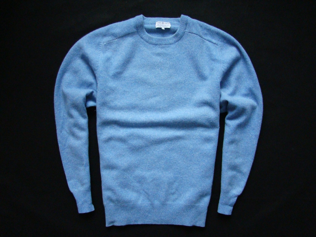 JOSEPH TURNER markowy sweter 100% LAMBSWOOL r L/XL