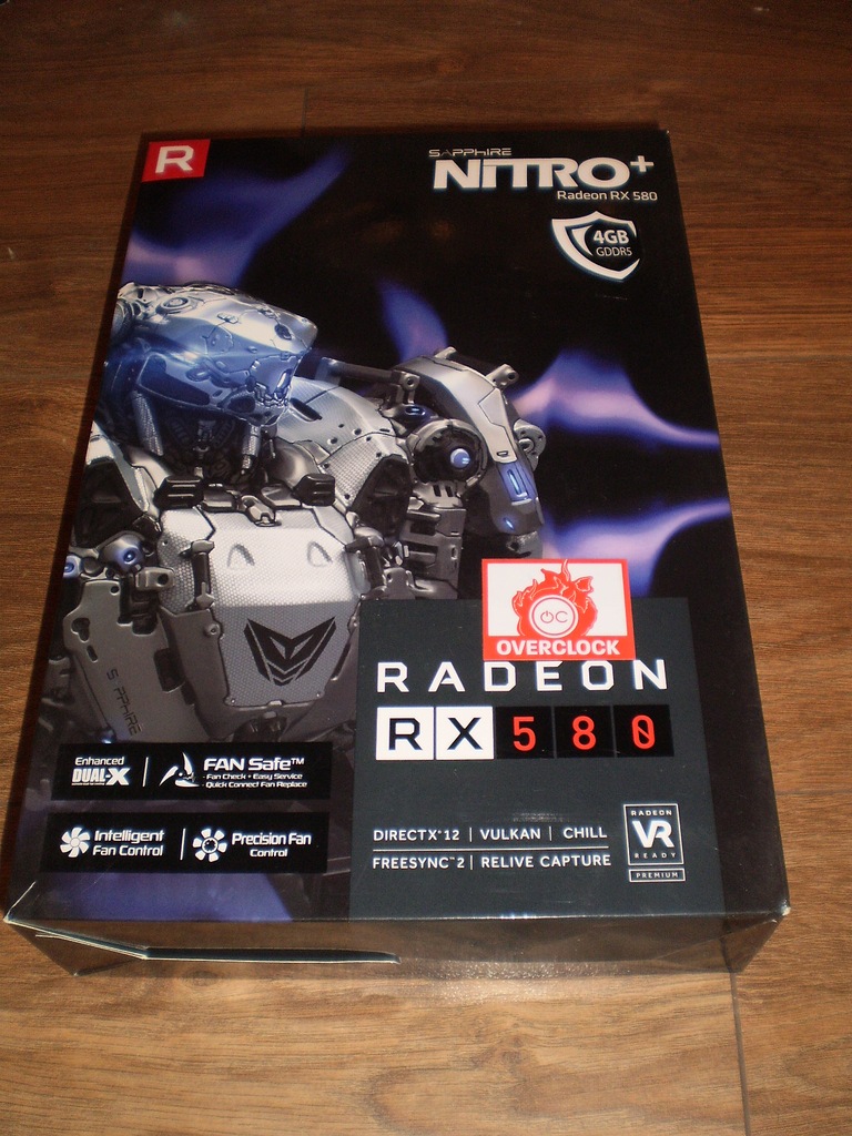 SAPPHIRE  Radeon RX 580 Nitro+ 4Gb Dual bios