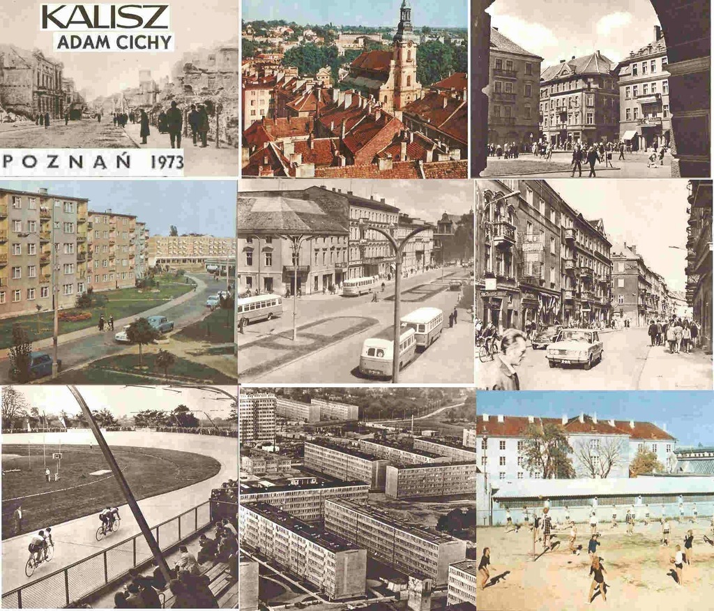 KALISZ lat 70-tych -- 1973 -- CIEKAWY ALBUM