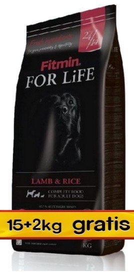 Fitmin Dog For Life Adult Lamb & rice15+2kg gr