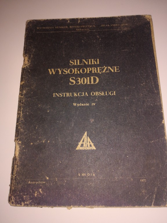 instrukcja silnika s301d es  Andoria ursus