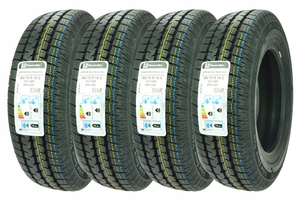 4 x 195/75R16C 107/105R Sibir Snow Matador ZIMA - 7613136566 ...