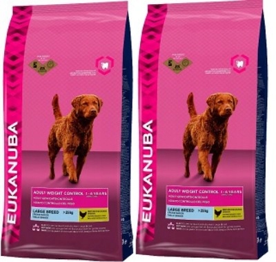 EUKANUBA ADULT WEIGHT CONTROL LARGE BREED 15KG x2