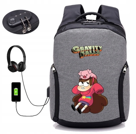 Plecak Gravity Falls Wodogrzmoty Małe z USB