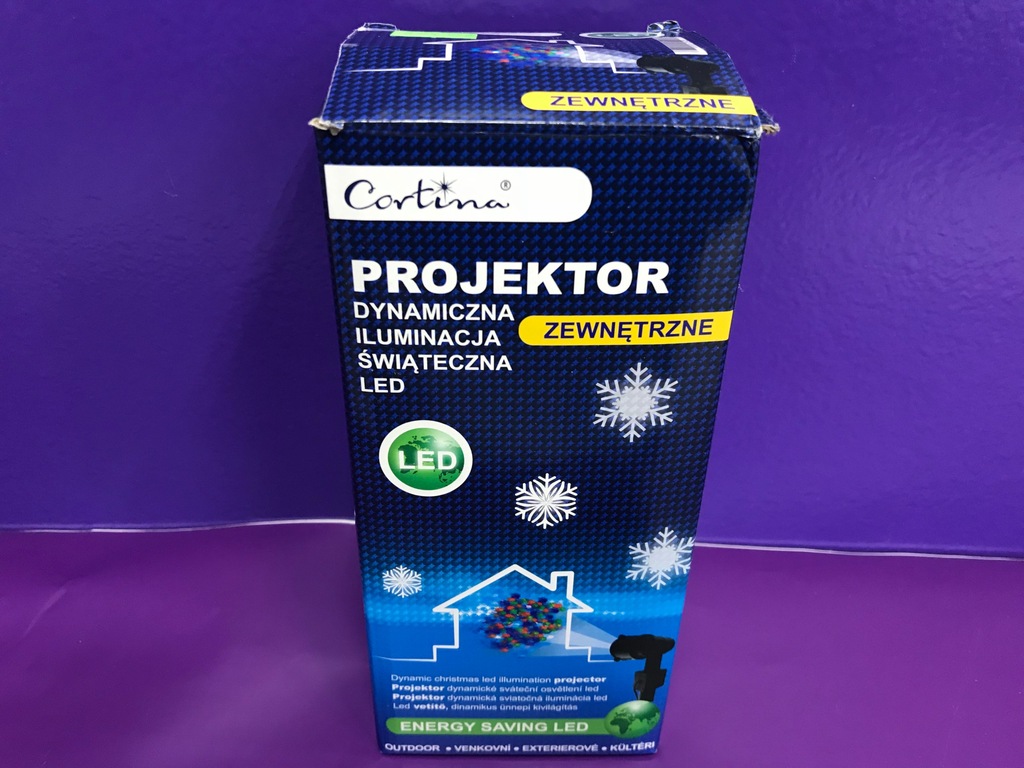 PROJEKTOR LASEROWY CORTINA LED!!! 20363T