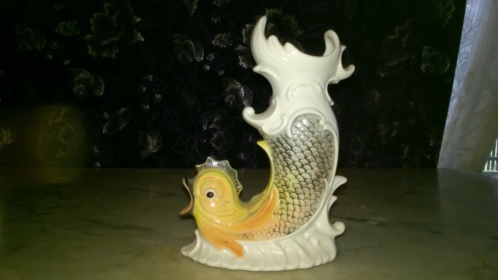 ENS wazonik-ryba Porcelana