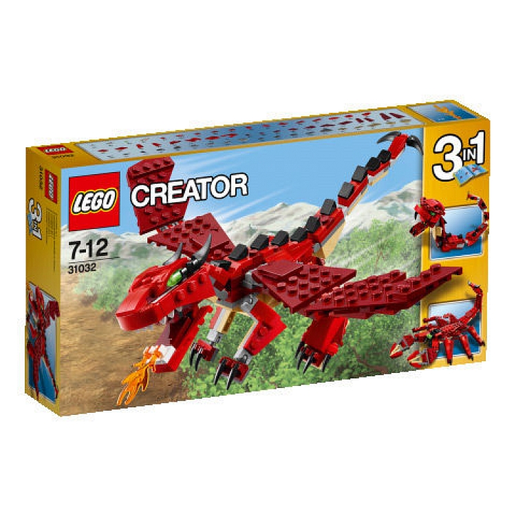 LEGO CREATOR 31032 3in1 Smok Wąż Skorpion