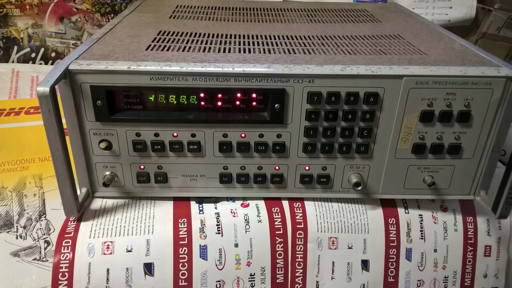 Modulation measurer/Miernik modulacji/ CK3-45/SK3-