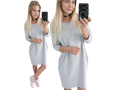 OKAZJA LUŹNA SUKIENKA SREBRNA NITKA S/M N029