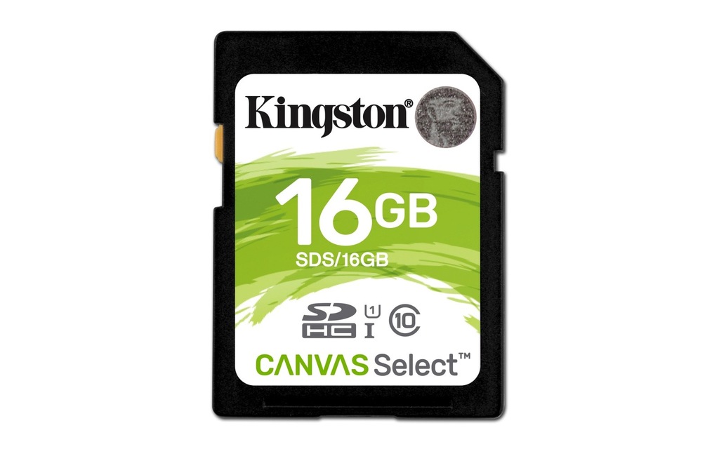 KINGSTON SD 16GB Canvas Select 80/10MB/s