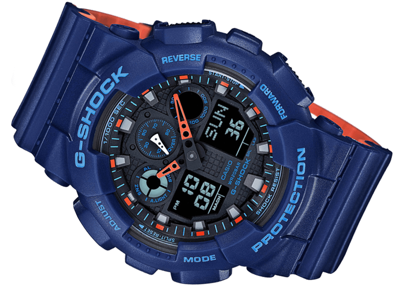 g shock ga 100l 2a