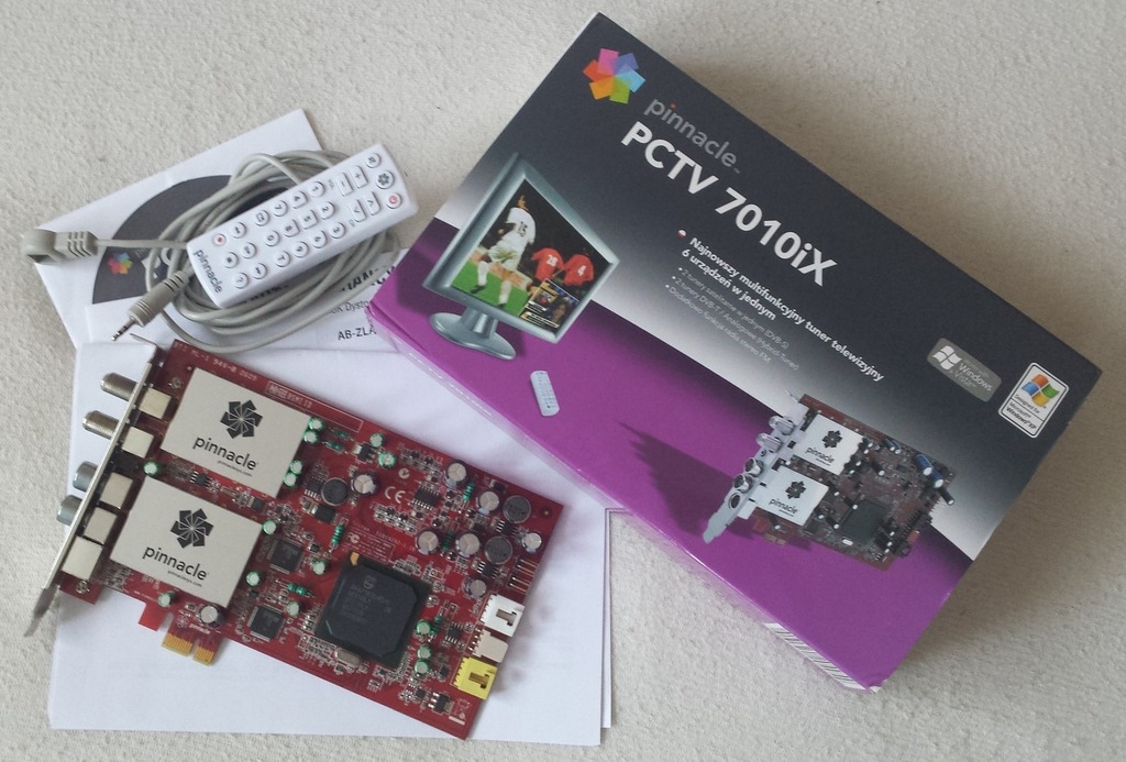 Pinnacle PCTV 7010iX Dual DVB-S DVB-T FM PCIe
