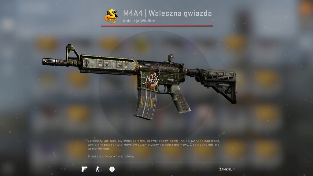 M4A4 Waleczna Gwiazda CS:GO