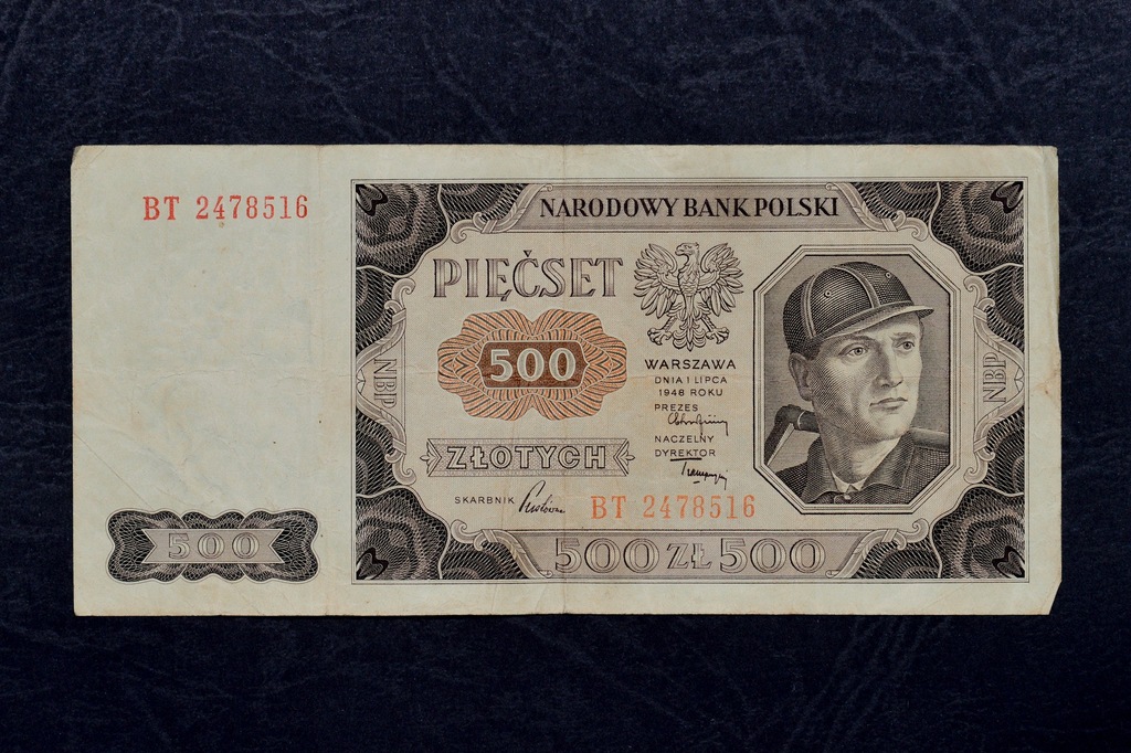 500 złotych 1948 BT 2478516 Narodowy Bank Polski